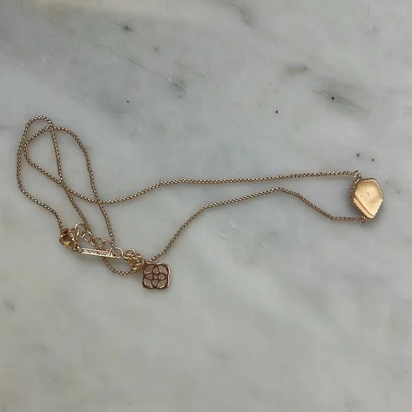 Kendra Scott Tess Rose Gold‎ Necklace - Image 5