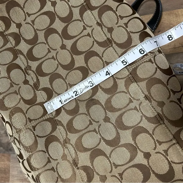 Coach Y2K Brown and Black Signature Tote - Image 13