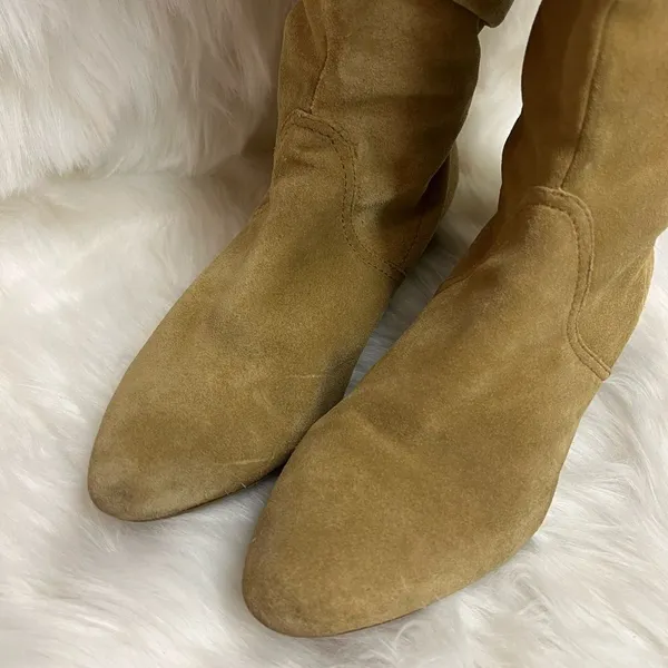 Arturo Chiang Slouch Boots Size‎ 8 Suede BIN 18 - Image 6