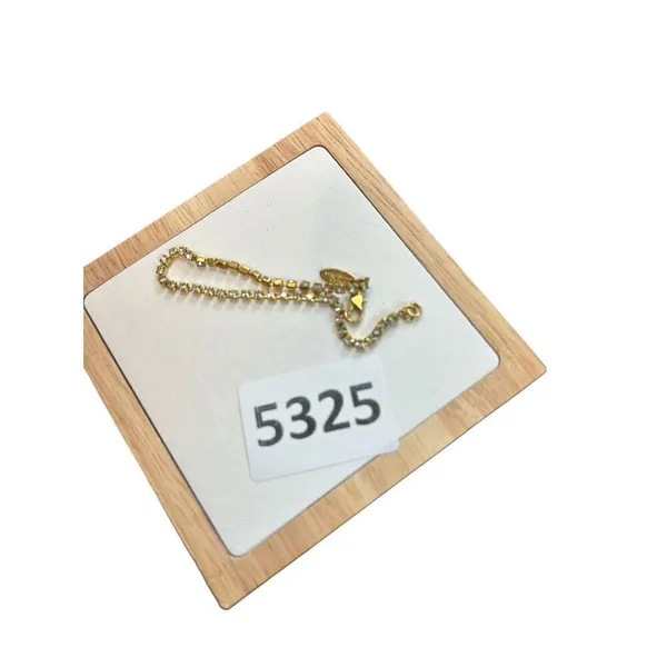 Sarah Coventry signed tennis bracelet clear rhinestone Gold - Image 9