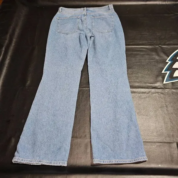 We The‎ Free People Womens Ankle Leg Snap Flare Buttonfly Jeans 28 - Image 2