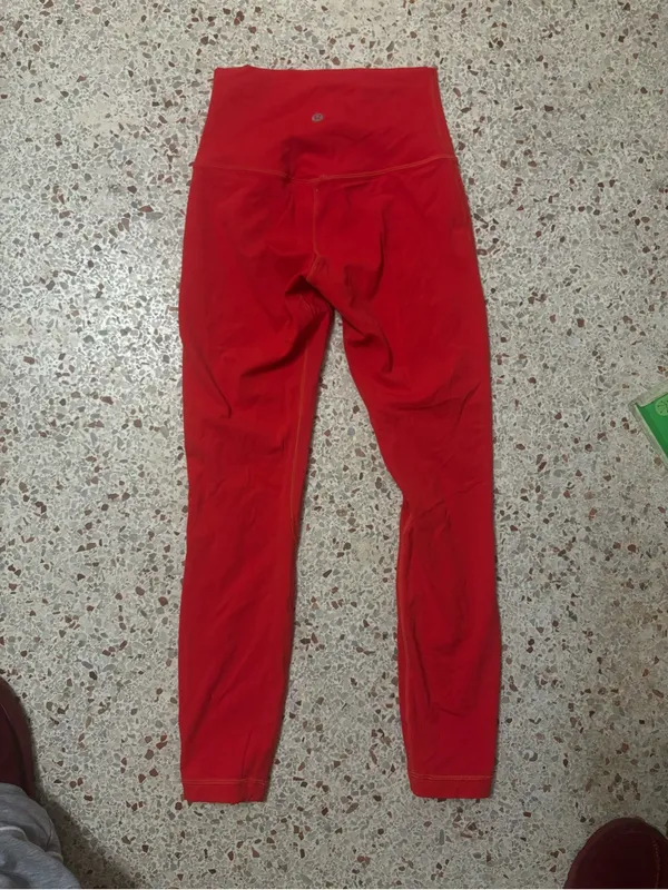 Lululemon align high rise pant size 5 carnation red - Image 5