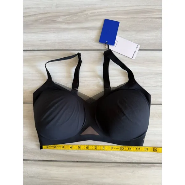 HoneyLove Liftwear Crossover Bra Black Size S++ (34F) NWT IN PACKAGE - Image 3