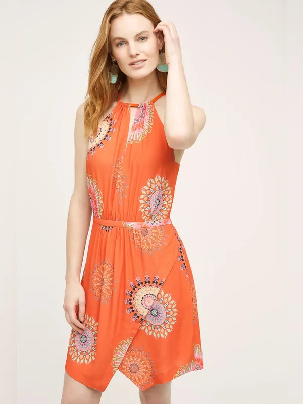 Anthropologie Floreat Livia Halter Dress Size 4 - Image 2