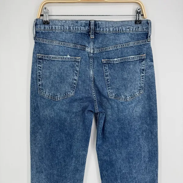 Gap 90s Loose Jeans Size 6/28R Blue Denim Mid Rise Straight Leg Casual Retro - Image 7
