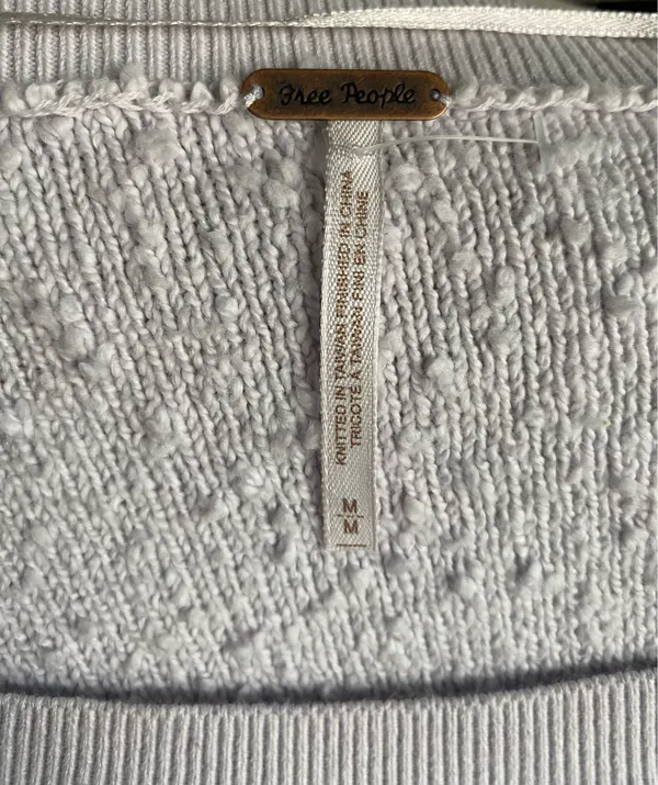 Free People-Light Lavender Color Sweatshirt-Womens Size Medium - Image 7