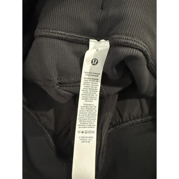 lululemon Dance Studio High-Rise Short 3.5" Black LW7CCGS Womens Size 6 NWT‎ - Image 8