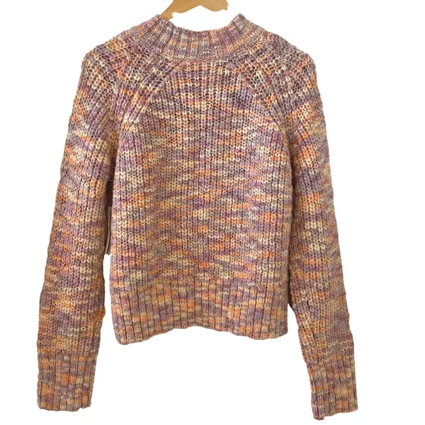 Rip Curl Multicolored Striped Mock Neck Knit Sweater XS‎ NWT - Image 5