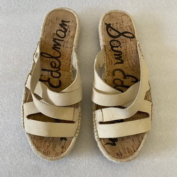 Sam Edelman Averie Suede Espadrille Sandals Tan size 9 - Image 7