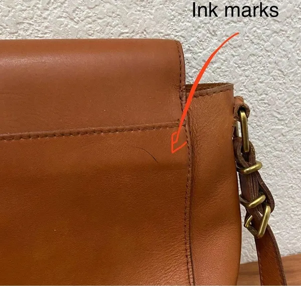 Madewell L4913 Brown Leather The Abroad Shoulder Bag - Image 12