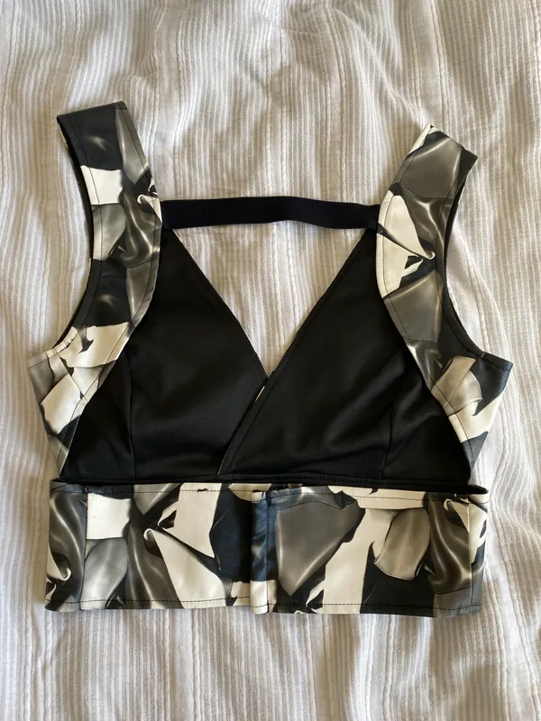 ANGL Faux Leather Crop Top - Image 4