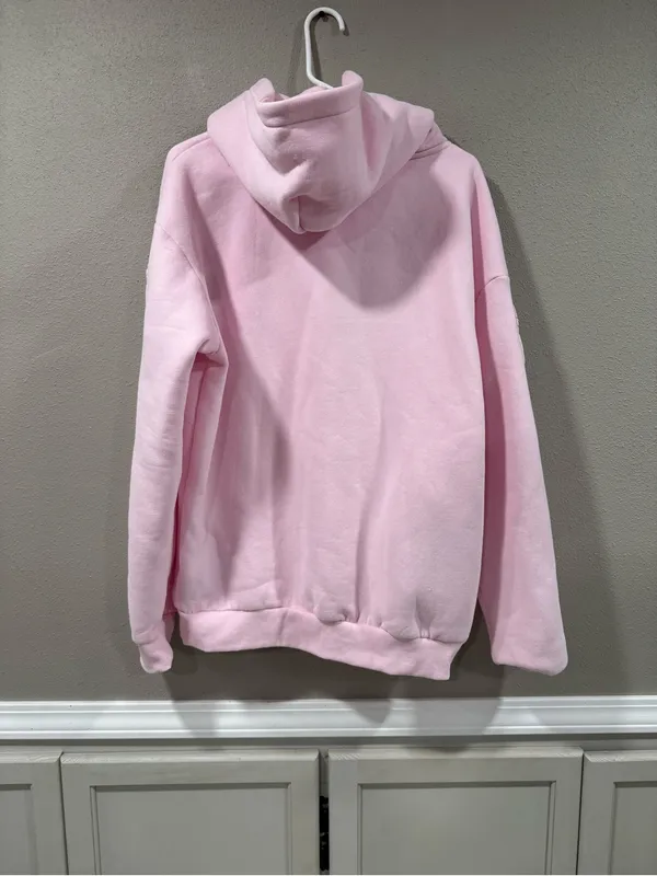 Comfrt Travel Essentials Hoodie Powder Pink - Image 2