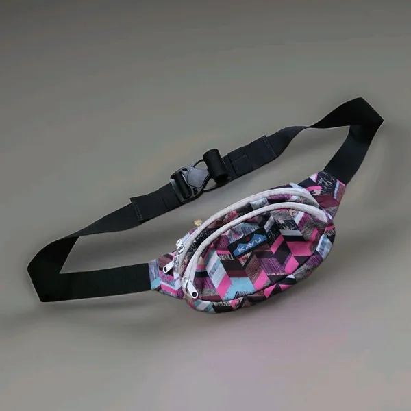Kavu Spectator Crossbody Multicolor Fanny Pack Belt Bag Adjustable Strap 8X5" - Image 4