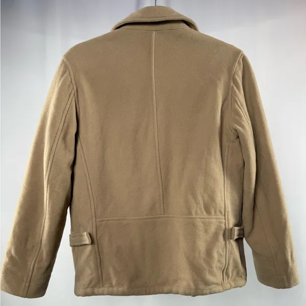 Banana Republic Virgin Wool Cashmere Blend Zip Up Jacket in Light Brown Size‎ XS - Image 7
