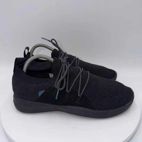 Vessi Cityscape Classic Black Waterproof Knit Sneakers Womens 8 - Image 2