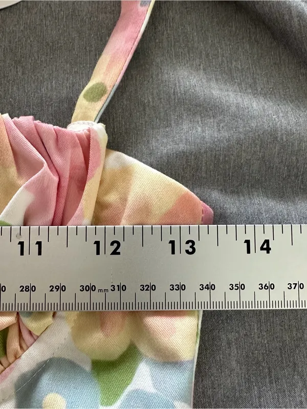 Princess Polly Floral Mini Dress Women’s US 2 Pink Yellow Ruched Corset NWT - Image 8