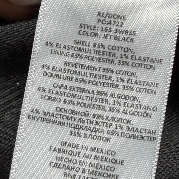 RE/DONE Black Straight Black Jet Jeans - Image 5
