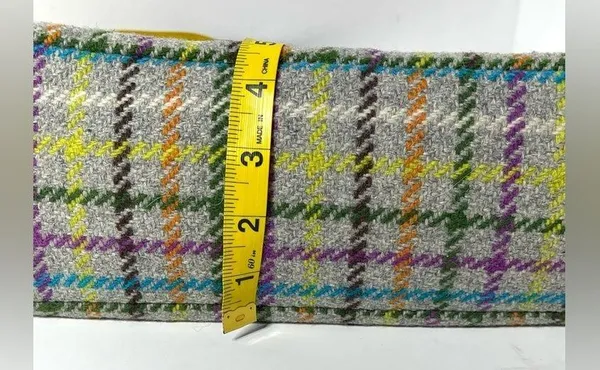 Coach Penelope Tattersall Colorful Plaid Wool Shoulder Bag Purse - Image 16