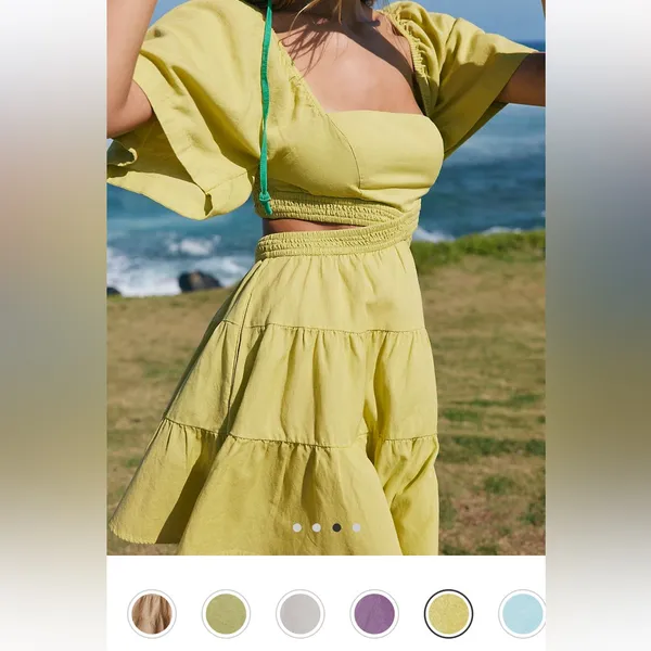 Free People Cross of Sunlight Mini Dress - Image 2