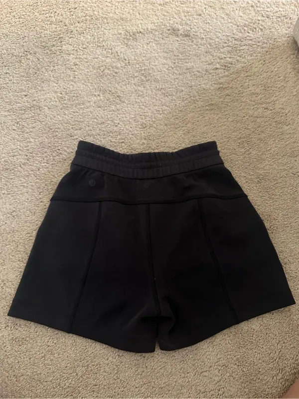 lululemon athletica Black Athletic Pull-On Shorts Softstreme material - Image 4