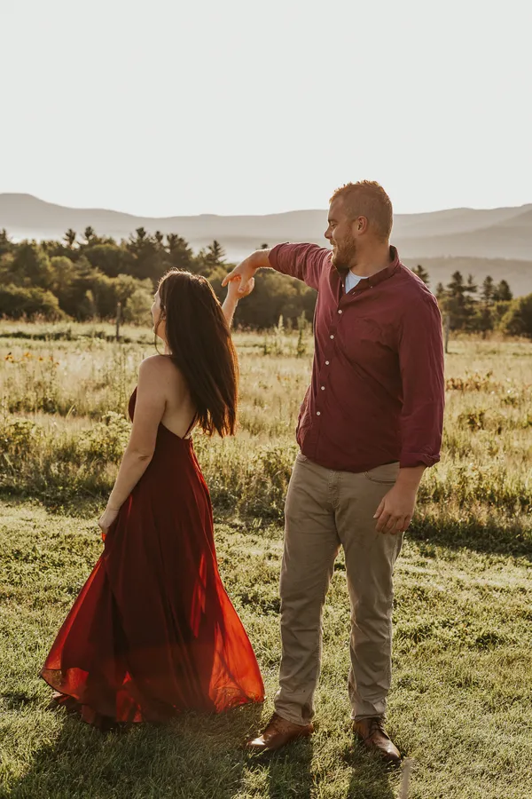 Burgundy / Maroon Maxi Formal Dress - Image 9