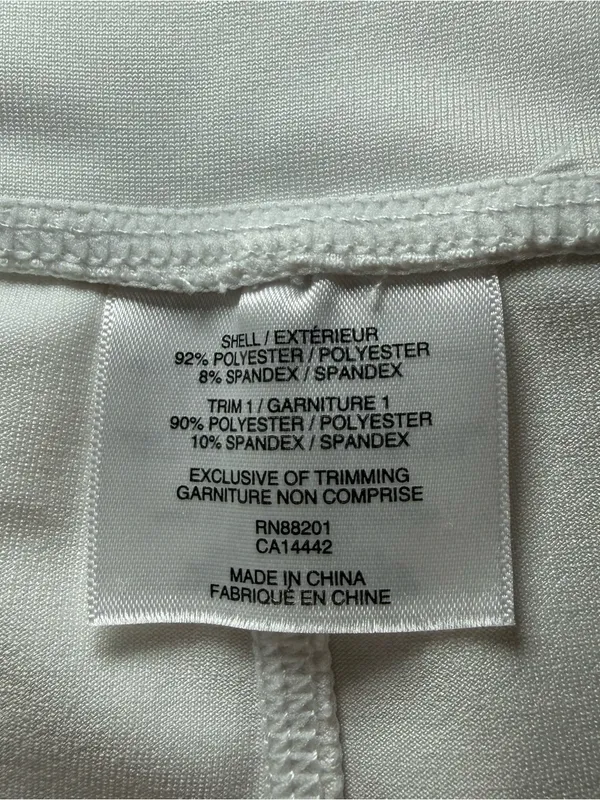 MPG Mondetta Groove White Pleated Hem Knit Skort Golf Pickleball Size XXL - Image 5