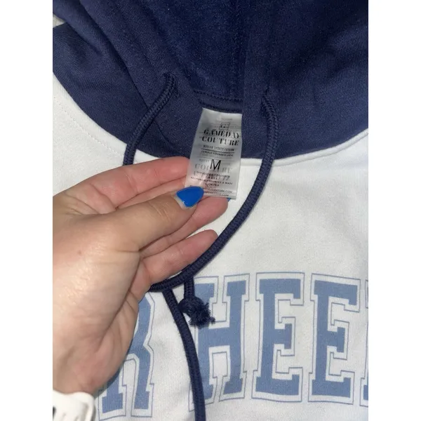 Go Couture gameday ‎ carolina tarheels hoodie womens cropped medium - Image 4