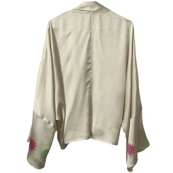 Pippa Cream Oversized Kimono Top(Size Medium) - Image 4