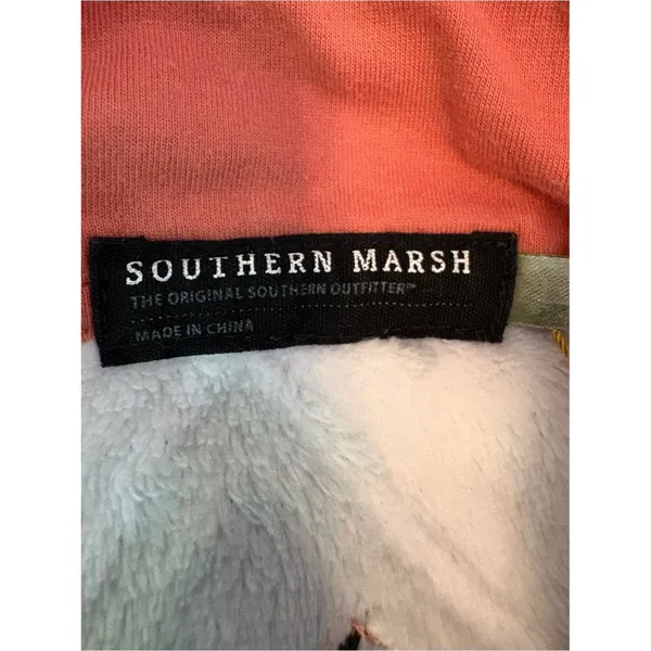 Southern Marsh Sherpa Pullover Mountain Print Fleece Medium - Image 3