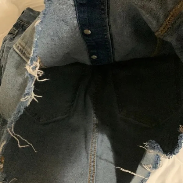 Pacsun size 26 used Mini Button down Skirt - Image 2