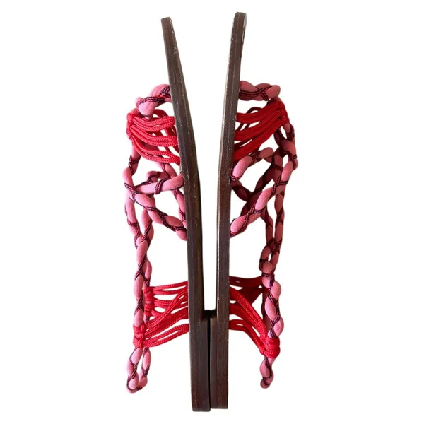 Tory Burch Paloma Sandals‎ Pink Braided Strappy Boho Size 10.5 - Image 6
