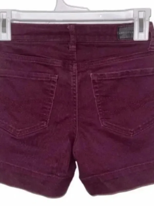 Aeropostale Maroon Midi Shorts - Image 3