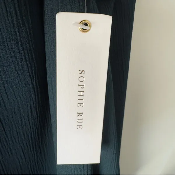 Anthropologie Sophie Rue Adjustable spaghetti strap Sleeveless cami Top mesh NWT - Image 9