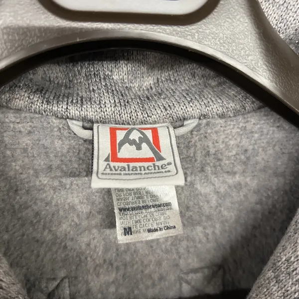 Avalanche Alterra Fleece Jacket Womens Size Medium M Gray Hooded Full Zip - Image 3
