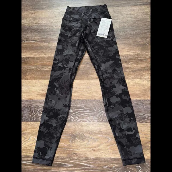Lululemon Align High Rise 28” Hidden Heritage Lace Black Multi Size 4 NWT - Image 3