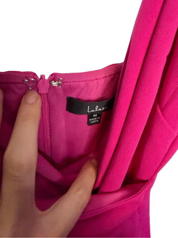 ✨ Lulus Draped Surplice Mini Dress Size M‎ ✨ - Image 5