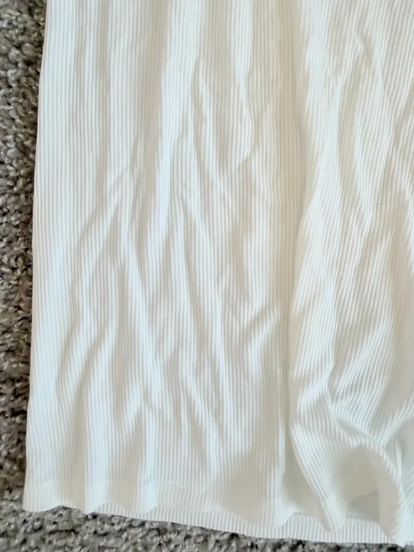 NWT Skims Women's Foldover ribbed Pants Soft Lounge in marble size large - Image 5