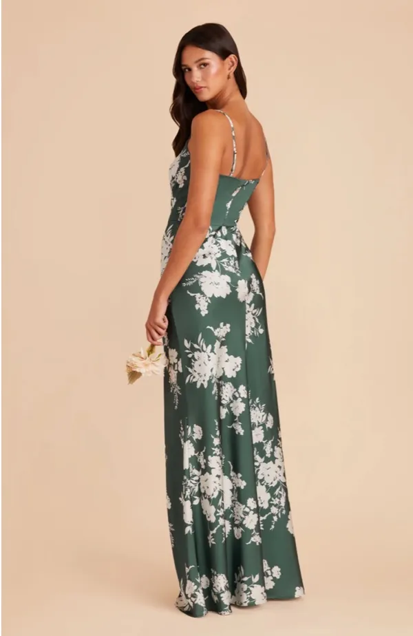 Birdy Grey Bridesmaid Dress Eucalyptus Whimsical Blooms - Image 2