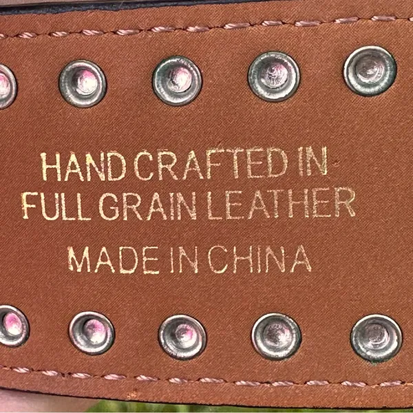 Ariat Women’s Handcrafted Brown Leather Belt Limited Edition Rhinestone Buckle - Image 12