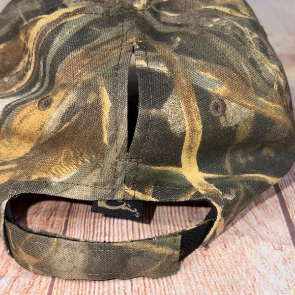 Drake Ladies Fit Camouflage Cap With Bun/Ponytail Slot - Image 3