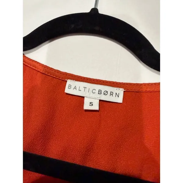 Baltic Born Sicily Satin Maxi Dress in Rust Small - Image 8