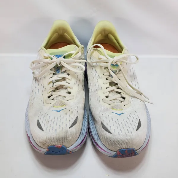 Hoka‎ One One Kawana Running Shoes Womens 10.5 White Blue Pink Cushioned 1123164 - Image 2
