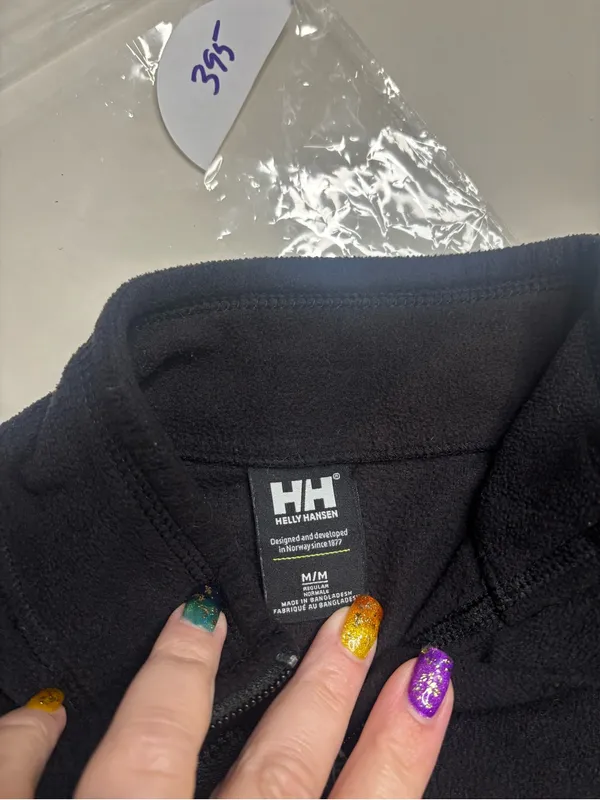 Helly Hansen Women's Daybreaker Full Zip Fleece Jacket Black Size Medium - Image 5