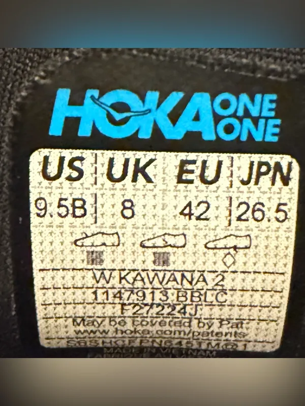 Hoka One One Black Women's Athletic Running Shoes size 9.5B - Image 9