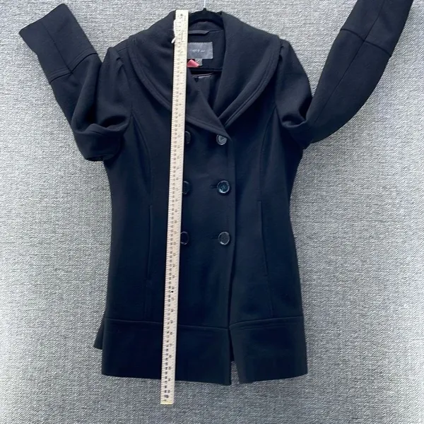 Apt 9 Wool Peacoat‎ Black Medium - Image 5