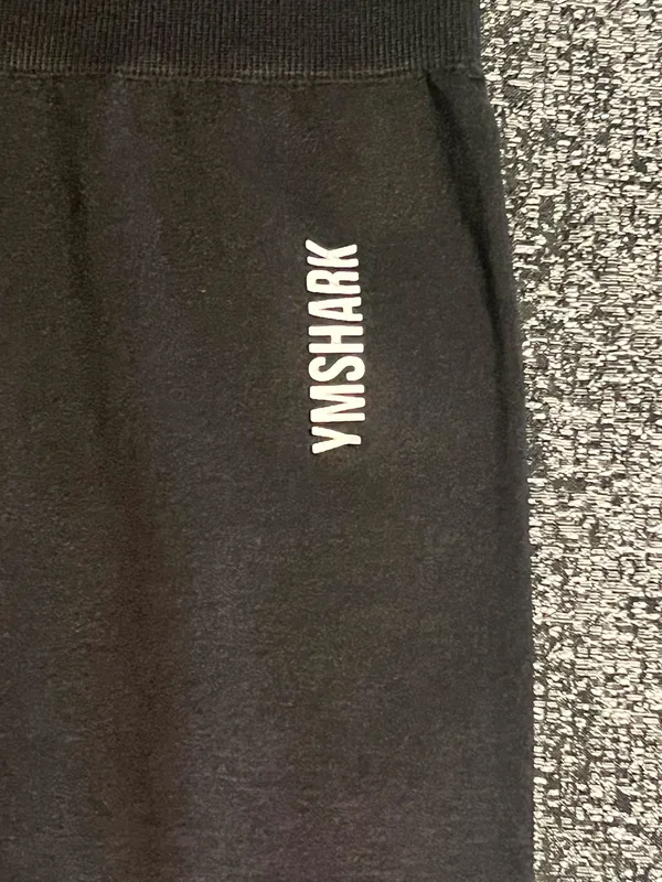Womens S Gymshark Adapt Ombre Seamless Leggings Black/Grey Gradient High Waisted - Image 4