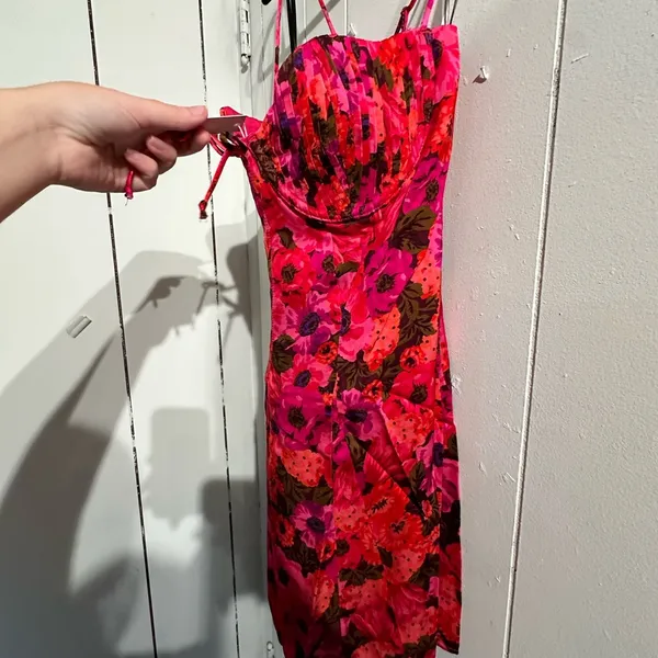 NWT For Love & Lemons Wendy Floral Mini Dress - Image 4