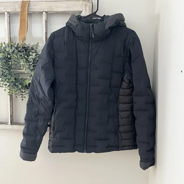 Mountain‎ Hardwear Stretch Duck Down Hoodie Puffer Jacket Black Ultralight M - Image 4