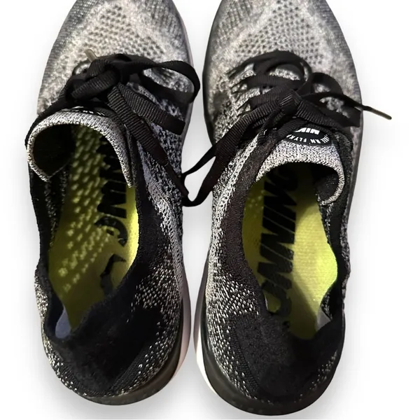 Nike Women's‎ Free RN Flyknit 2018 White Black Mesh Sneakers Sz 9 - Image 8