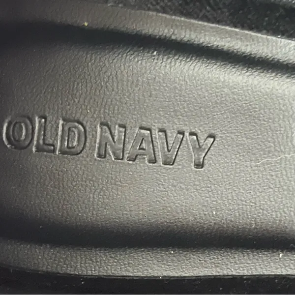 Old Navy Black Velvet Bow Loafers - Image 9